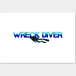 Scuba diving t-shirt designs Posters and Art